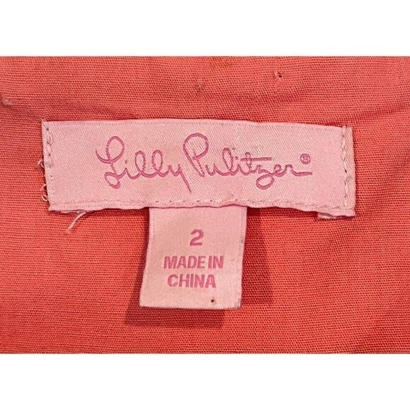 Lilly PULITZER Mayfield Pink Seeing Stars Strapless Fit Flare Dress - Picture 14 of 14